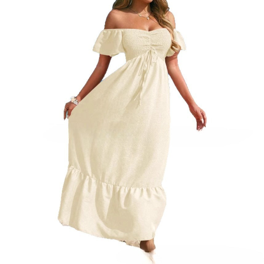 Beach Strapless Sexy Women's Clothing Dress