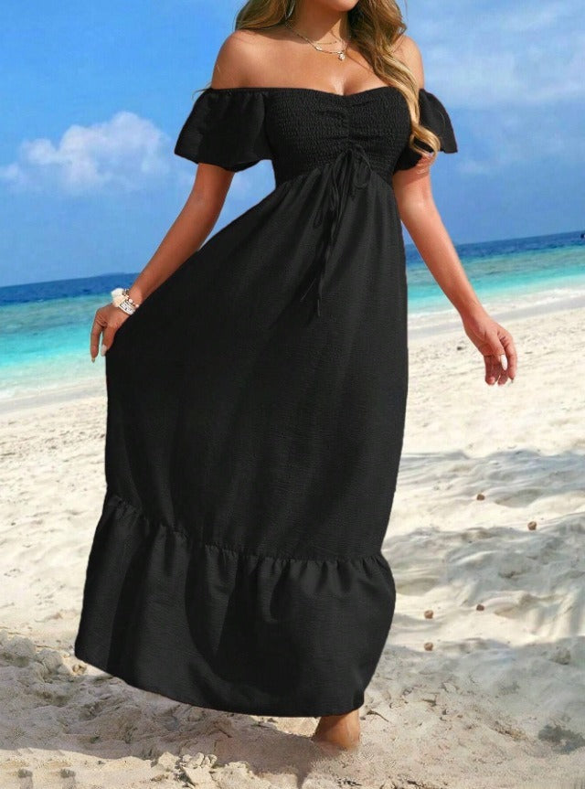 Beach Strapless Sexy Women's Clothing Dress