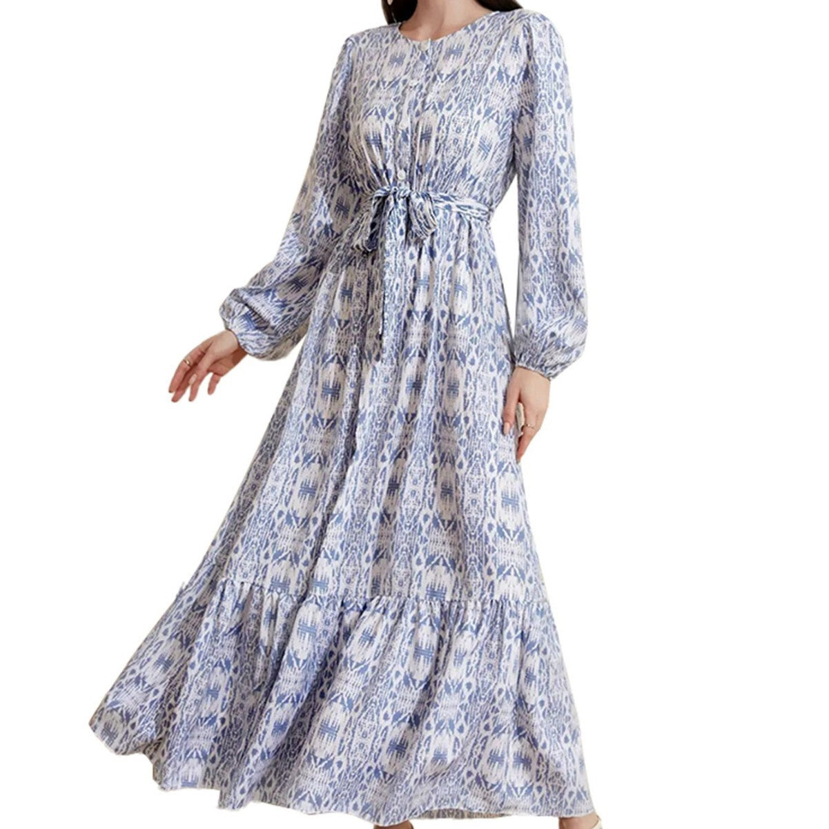 Fashion Casual French Print Women's Dress SuzyFlo