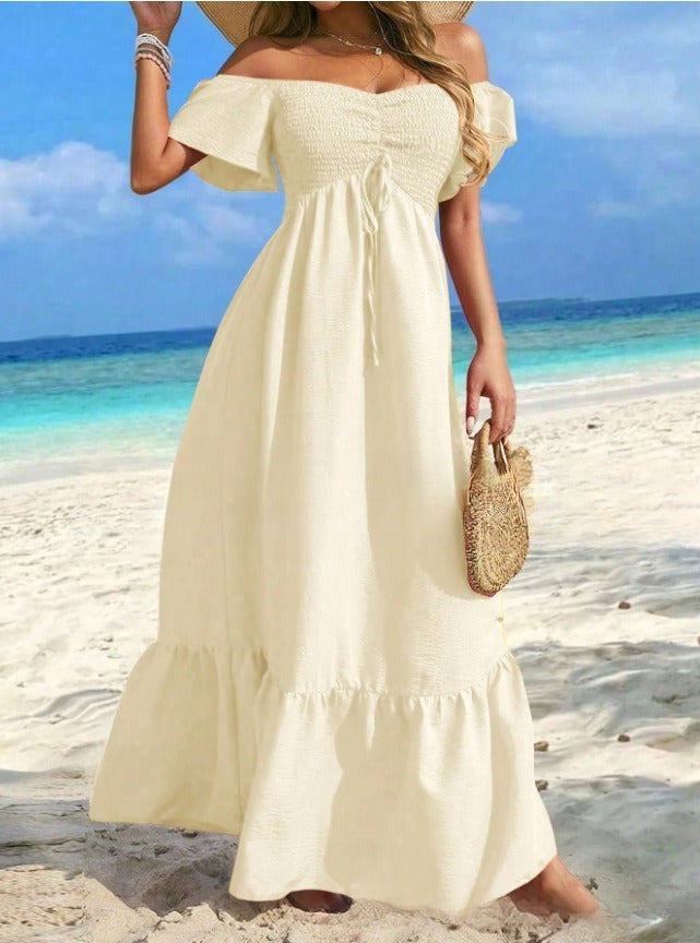 Beach Strapless Sexy Women's Clothing Dress