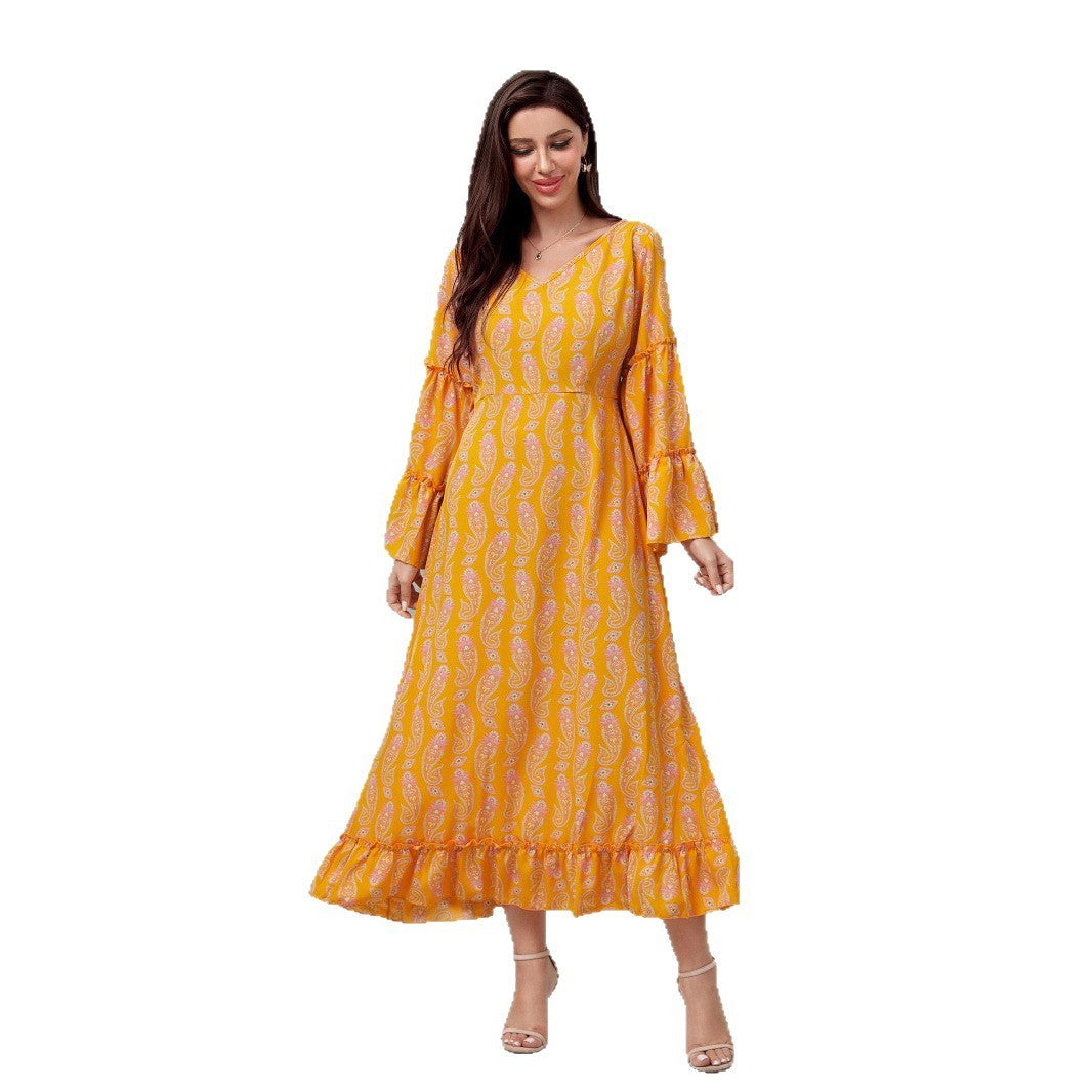 Elegant Digital Printing Plus Size Dress SuzyFlo