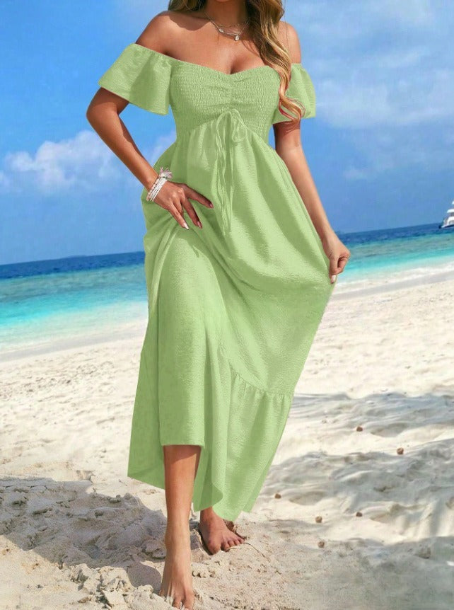 Beach Strapless Sexy Women's Clothing Dress