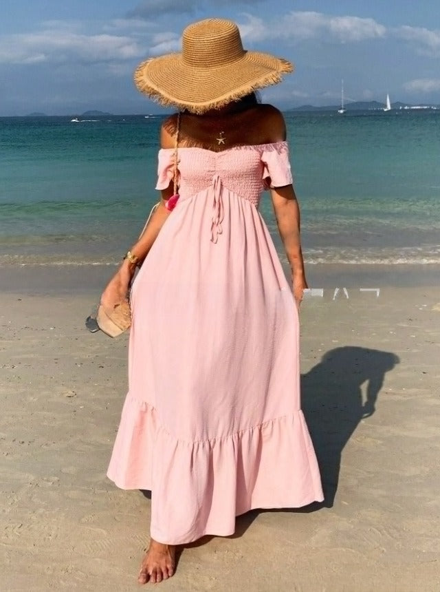 Beach Strapless Sexy Women's Clothing Dress