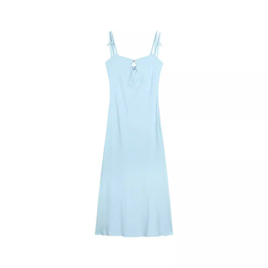 Double-shoulder Strap Sling Waist-tight Slim And Sexy Hip-wrapped Fishtail Dress SuzyFlo