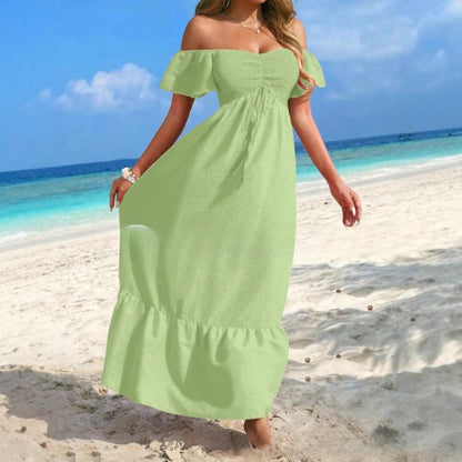 Beach Strapless Sexy Women's Clothing Dress