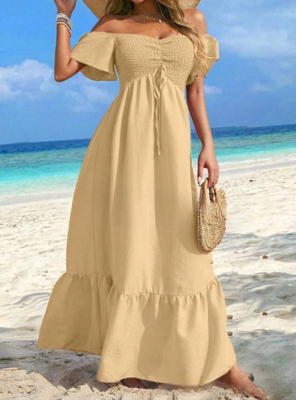 Beach Strapless Sexy Women's Clothing Dress