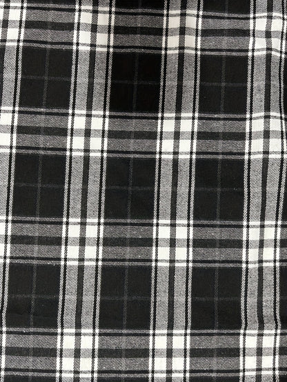 Stylish Plaid Drawstring Pants - Comfortable Loose Fit for Spring & Fall - Adjustable Waist, Versatile Womens Clothing