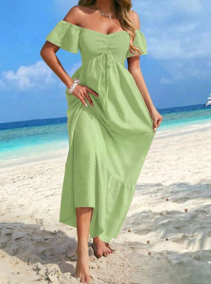 Beach Strapless Sexy Women's Clothing Dress