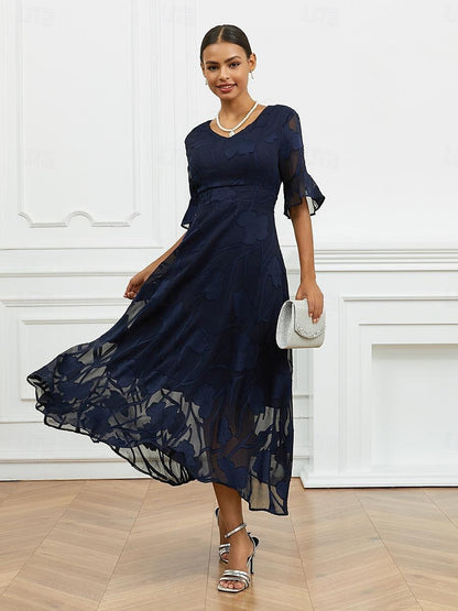 Large Swing Fashionable Elegant V-neck Elegant Dress